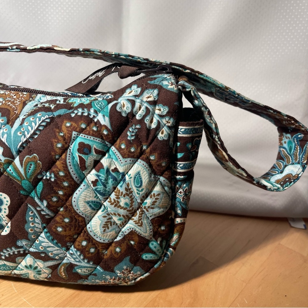 Vera Bradley Java Blue Purse Floral - image 4